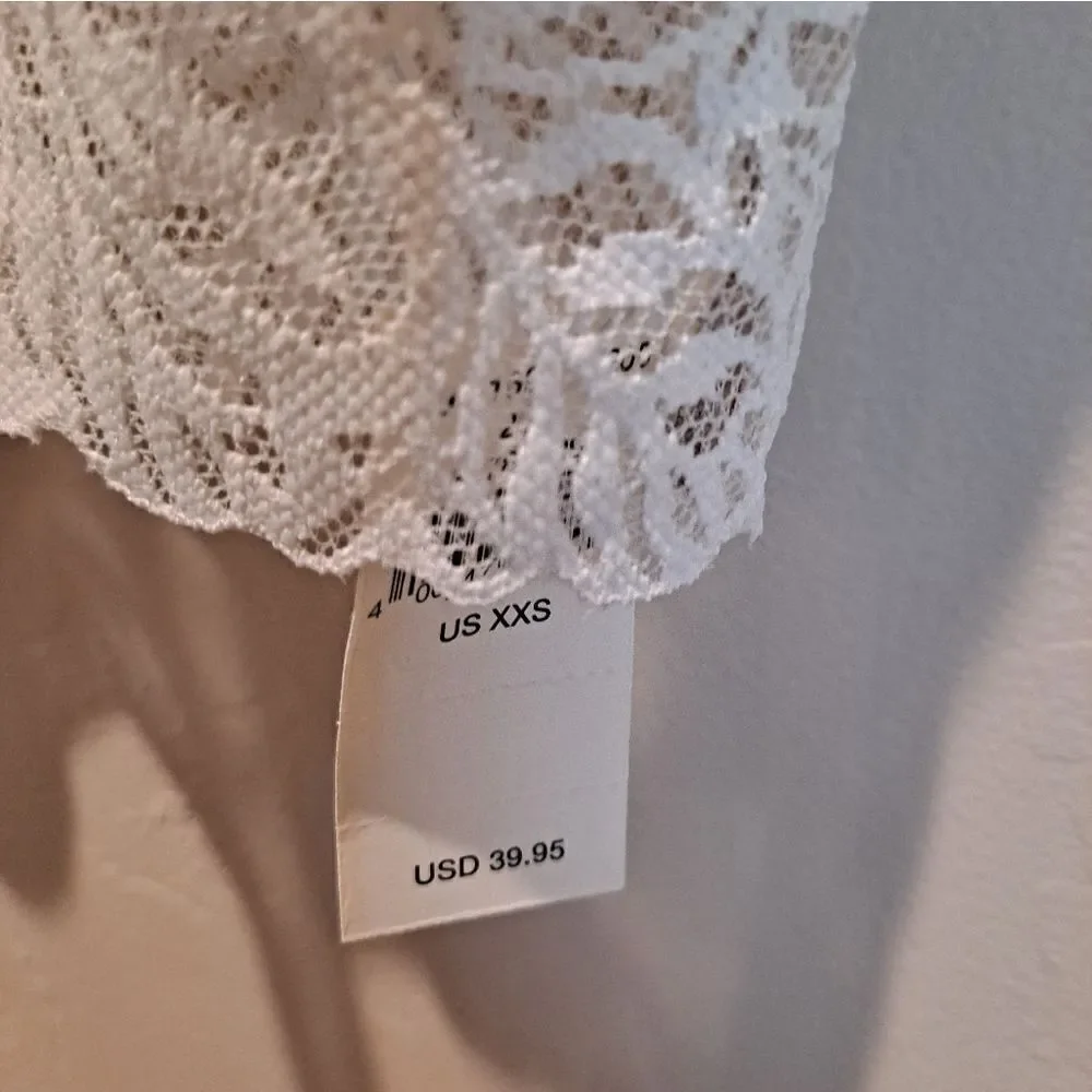 Aerie Ombre Firework Lace Padded Plunge Bralette Size XXS